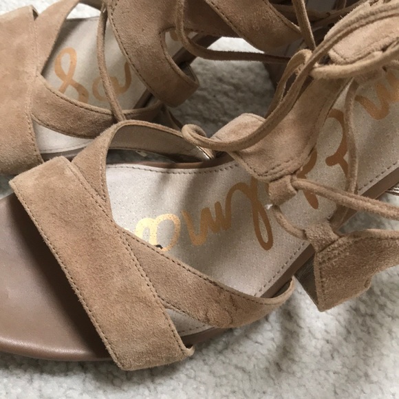 SOLD Sam Edelman Yardley Sandal - Tan Suede - Picture 5 of 5